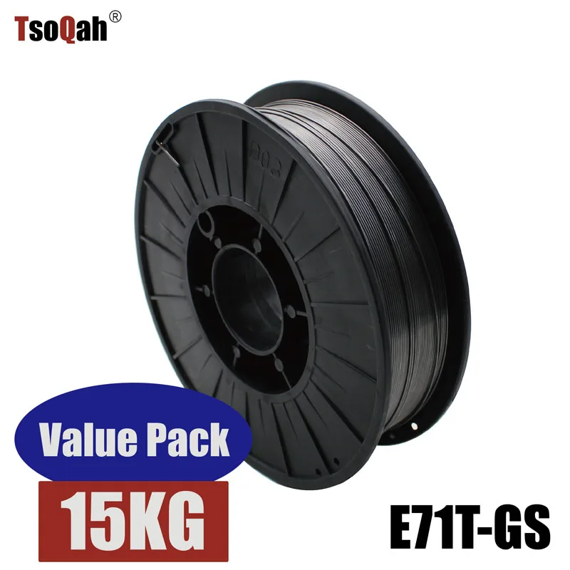 

Flux Core E71T-GS Mig Welding Wire Gas Shielded 0.8mm 1.0mm 1.2mm 15KG Spool