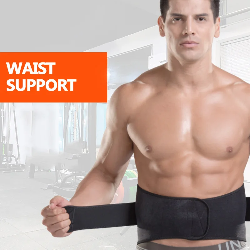 New Waist Support  Trimmer Belt Exercise Weight Loss Shaper Gym Fitness Belts Protector Weightlifting Adjustable Lycra