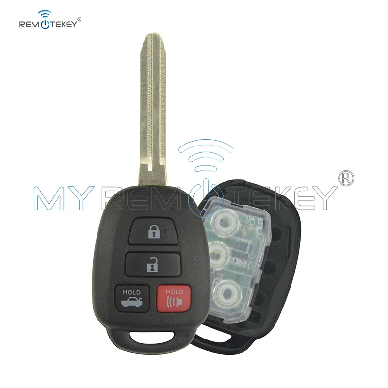 Remtekey 4 Buttons For Toyota Rav4 Highlander Fcc Id :Gq4 -52t 314 .4mhz no Chip car key | Автомобили и мотоциклы
