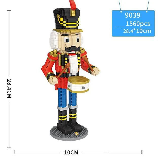 Классические изображения микро алмазный блок Щелкунчик фигурки Модель