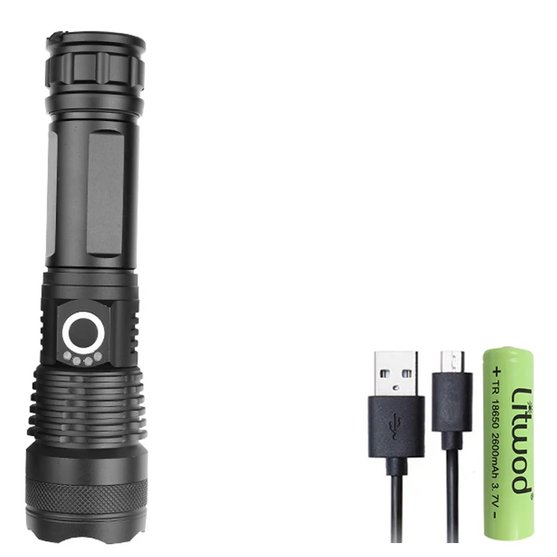 Option B Litwod Z401285 XHP70.2 3900lm мощный светодиодный фонарик Перезаряжаемый Фонарь 18650 и 26650 батарея XHP50 фонарь - Испускаемый цвет: Option B
