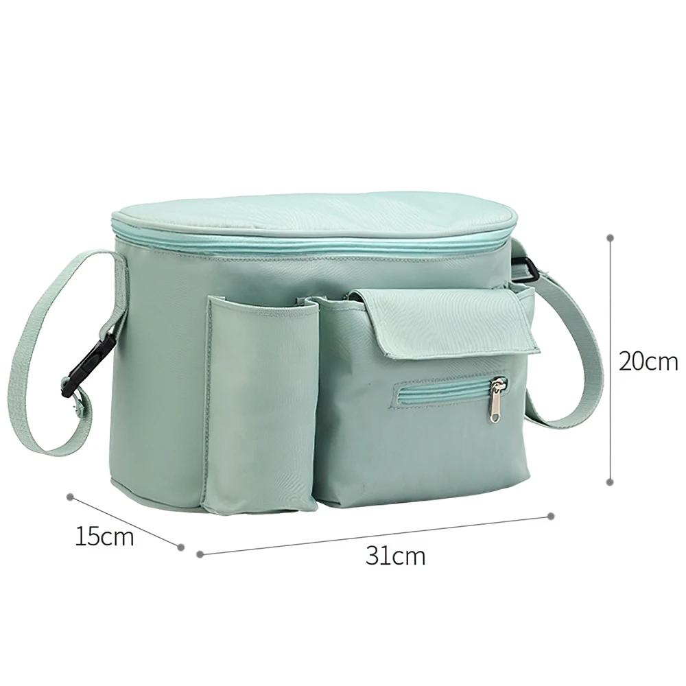 

Baby Nappy Stroller Bag Large Capacity Diaper Outdoor Travel Hanging Carriage Mommy Infant Care Organizer