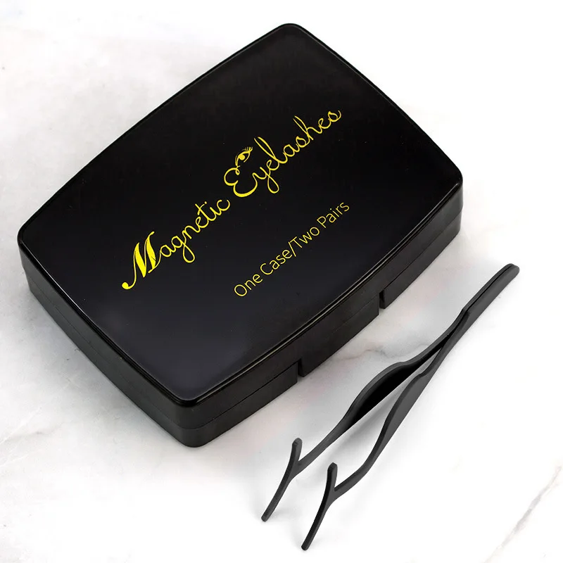 6 шт. магнитные ресницы невидимые норковые с пинцетом 3D толстые полные полосы