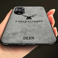 Classic Deer Cloth Fabric Phone Case Cover For Huawei Hauwei Huawey Nova9 Nova 9SE Nova9SE Soft Shockproof Bumper Coque