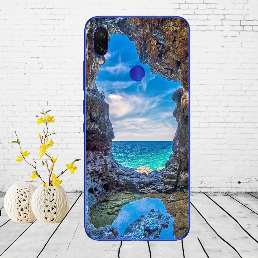 F7 Чехол для Xiaomi Redmi Note 7, силиконовый чехол для Xiaomi Redmi Note 7, задняя крышка, чехол для Redmi Note 7, чехол для телефона - Цвет: F7