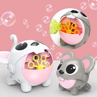 new bubble machine rugged cartoon animal automatic bubble maker for kids children soap water bubble blower summer outdoor toys