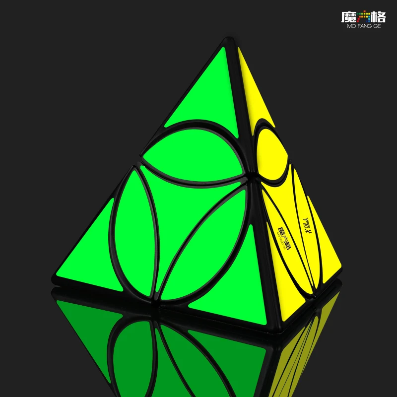 Новый XMD Qiyi Mofangge монета Тетраэдр Yuanpan Pyra Speed Magic-Cube профессиональные нерегулярные
