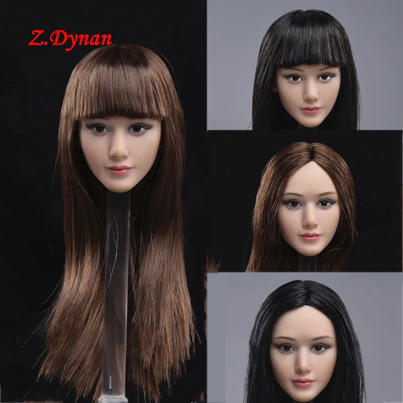 

JXTOYS-036 1/6 Asian Beauty Girl Phil Head Sculpt for 12inch Action Figure DIY
