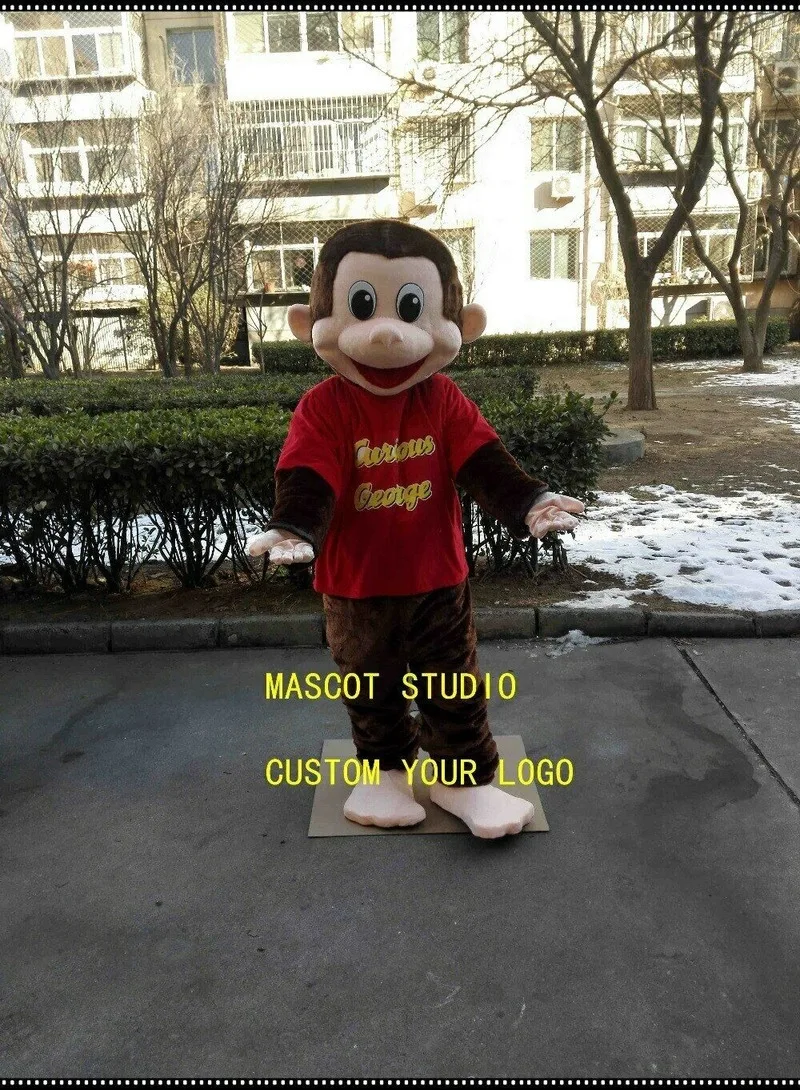 

Костюм-талисман в виде обезьяны, костюм для косплея, вечеринки, игры, наряд, рекламный подарок на Хэллоуин, день рождения, акция