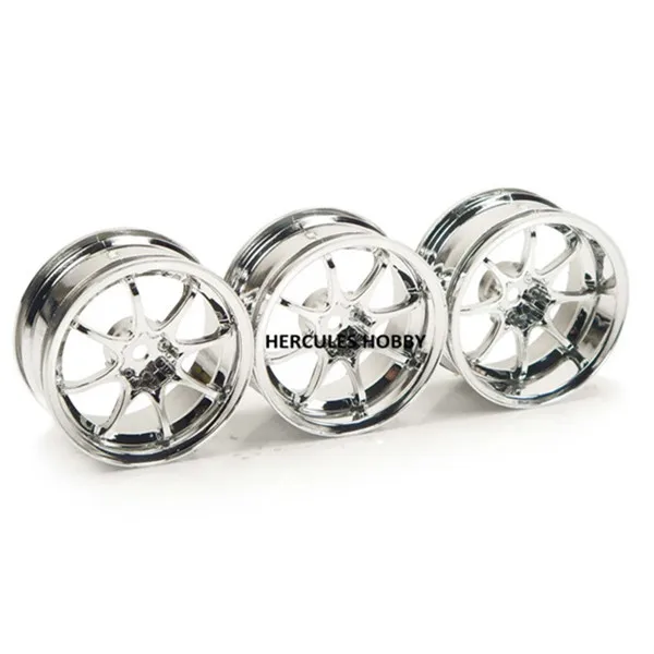 4 шт RC автомобиль 1/10 шкала 12 мм шестигранный Пластик колесные диски на дороге