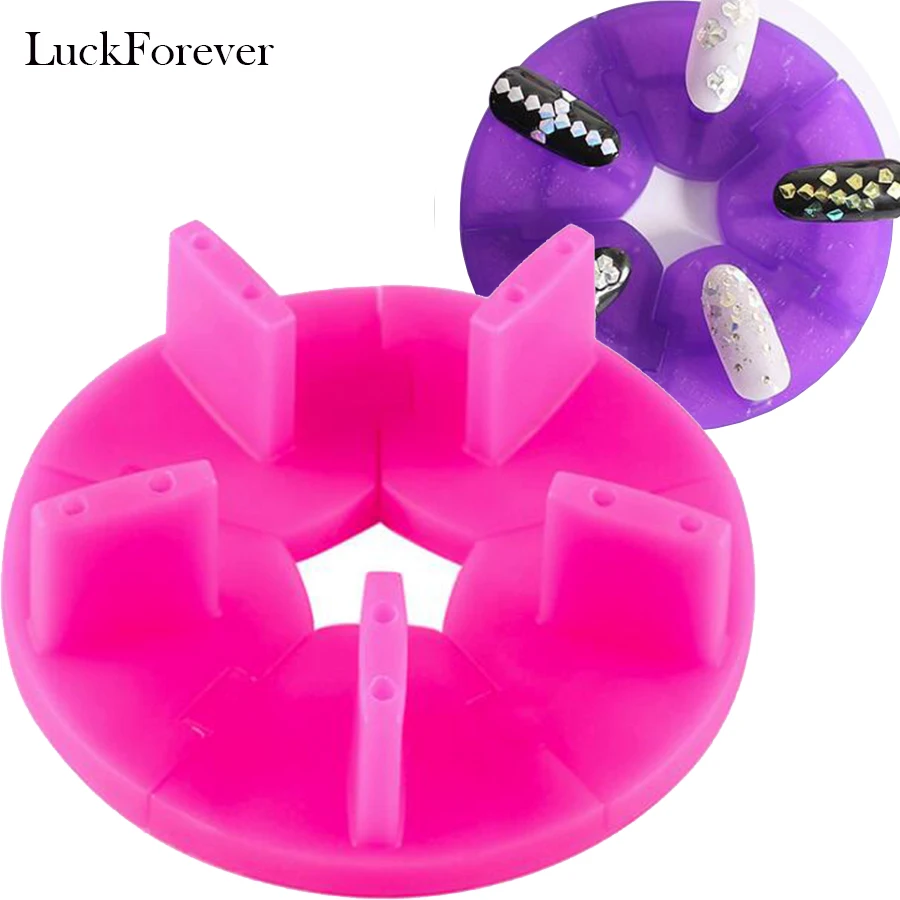 LuckForever 1 Набор стенд для ногтей рамка Инструменты Накладные ногти держатель