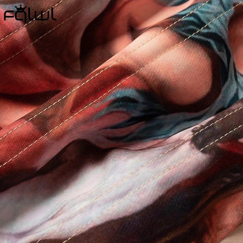 

FQLWL Sleeveless Strapless Top Summer Women Black White Green Corset T Shirt Sexy Backless Bandage Club Party Print Wrap Tops