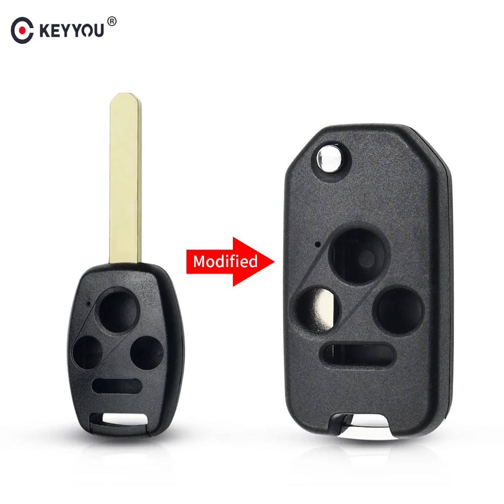 Складной чехол KEYYOU с дистанционным управлением и 4 кнопками 3 + 1 | Автомобили