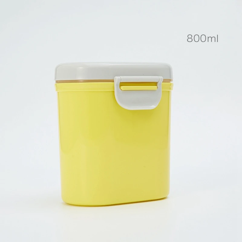 Green 800ML 400/800 мл диспенсер для детского молока, дорожная коробка для хранения еды для малышей, Штабелируемый детский пищевой контейнер, Штабелируемый ящик для хранения еды - Цвет: Green 800ML