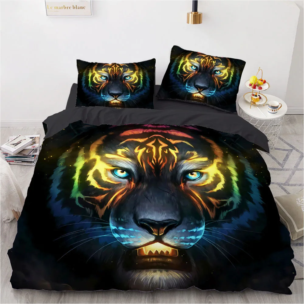 3D одеяло пододеяльник покрывало комплект постельного белья королевский двойной