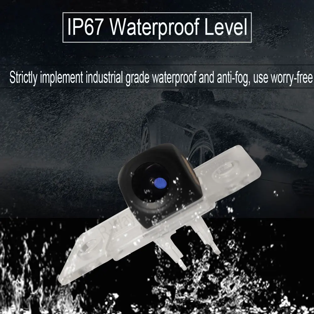 R Way HD Автомобильная камера заднего вида ночного видения для Volkswagen VW Touareg Tiguan Passat B5