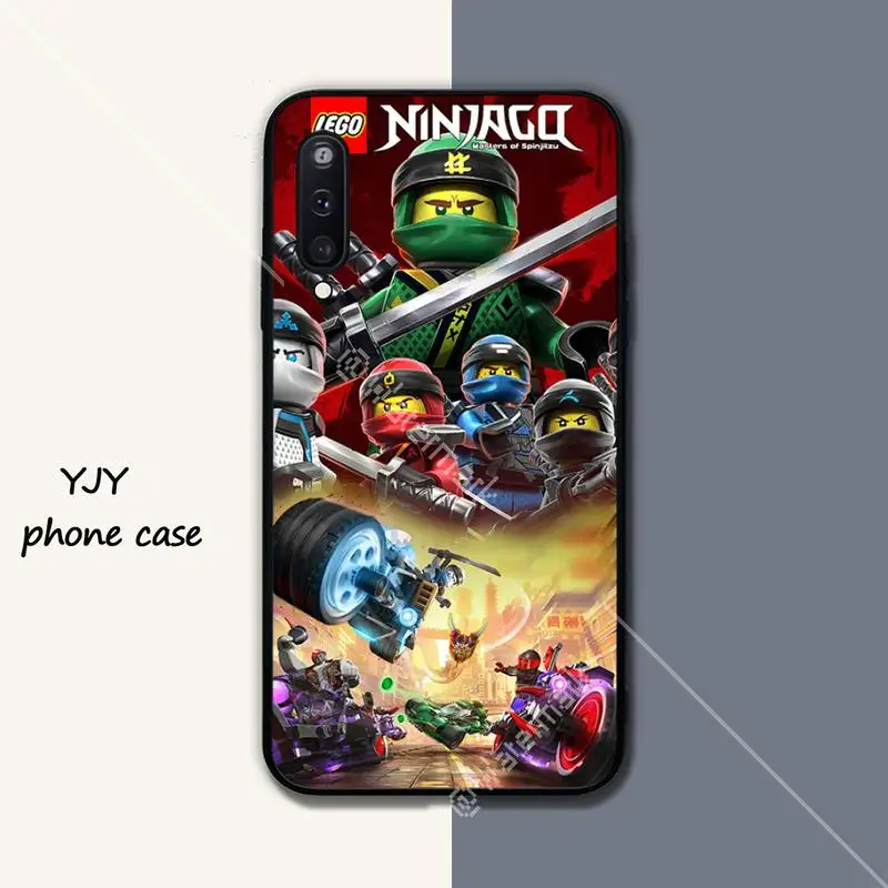 

Le-GO Ninjago Masters Silicone black case coque for Samsung galaxy A6 A7 2017 2018 A9 A10 A20 A30S A40 A50 A70 A80 cover