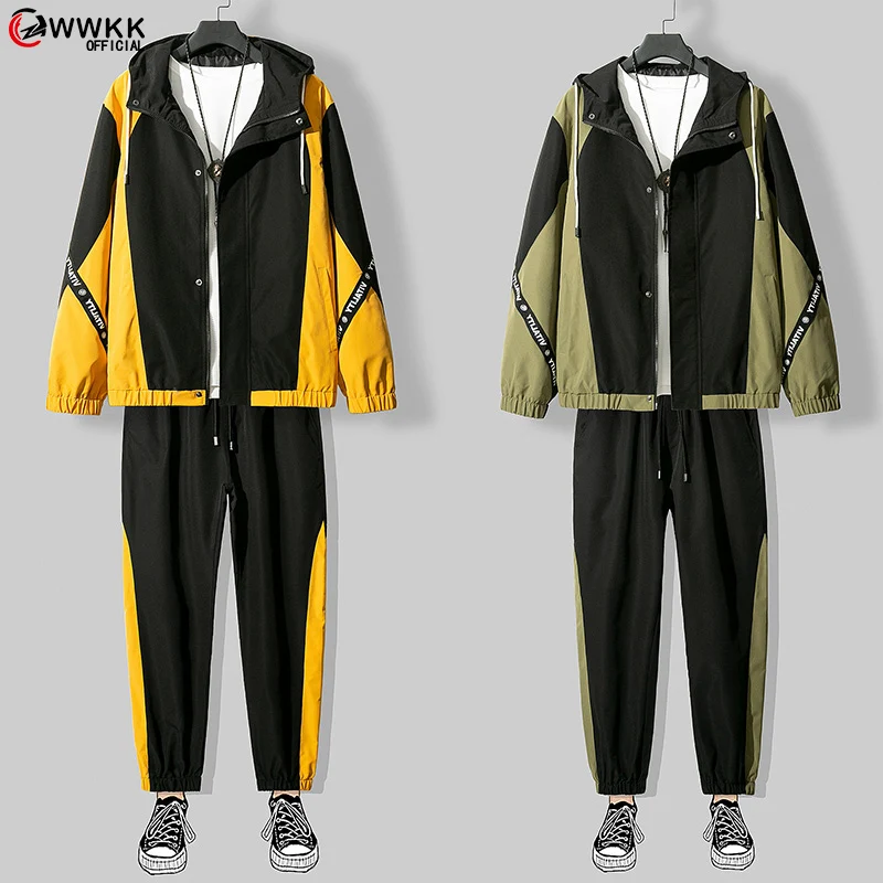 

Комплект спортивный мужской из 2 предметов, пуловер-карго с карманами, куртка в стиле милитари и свободные брюки с эластичным поясом на бедр...