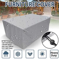 124x62 9x29 1in waterproof outdoor patio garden furniture covers rain snow chair covers for sofa table chair dust proof cover