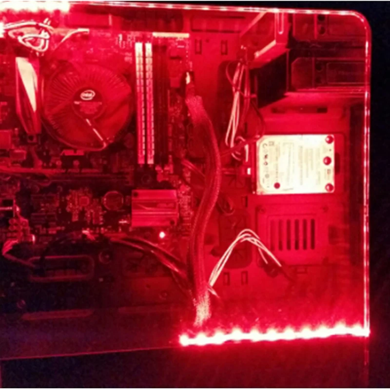 Светодиодная RGB-лента для пк со штекером 4pin RGB | Лампы и освещение