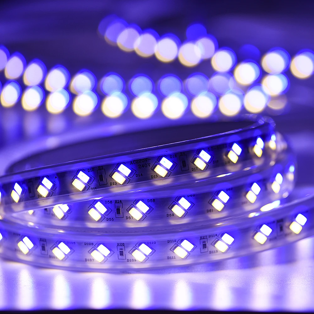 LAIMAIK Светодиодные ленты светильник SMD5730 IP65 Водонепроницаемый SMD5050 Светодиодная