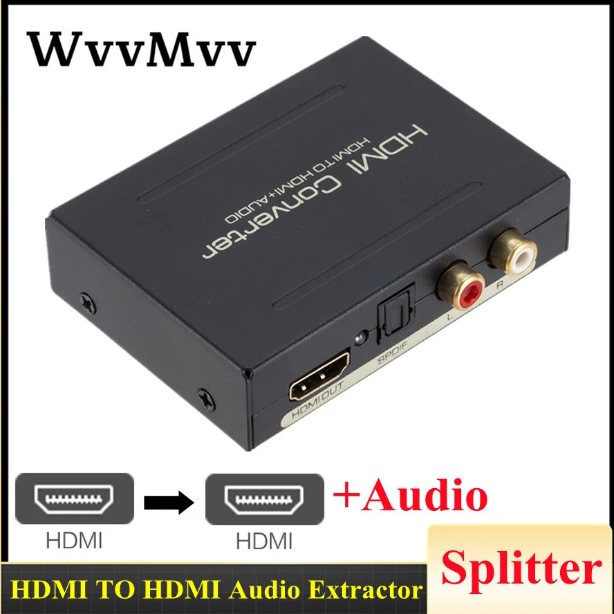 HDMI преобразователь аудио экстрактор 5.1ch 2.0ch HD Сплиттер оптический TOSLINK SPDIF |