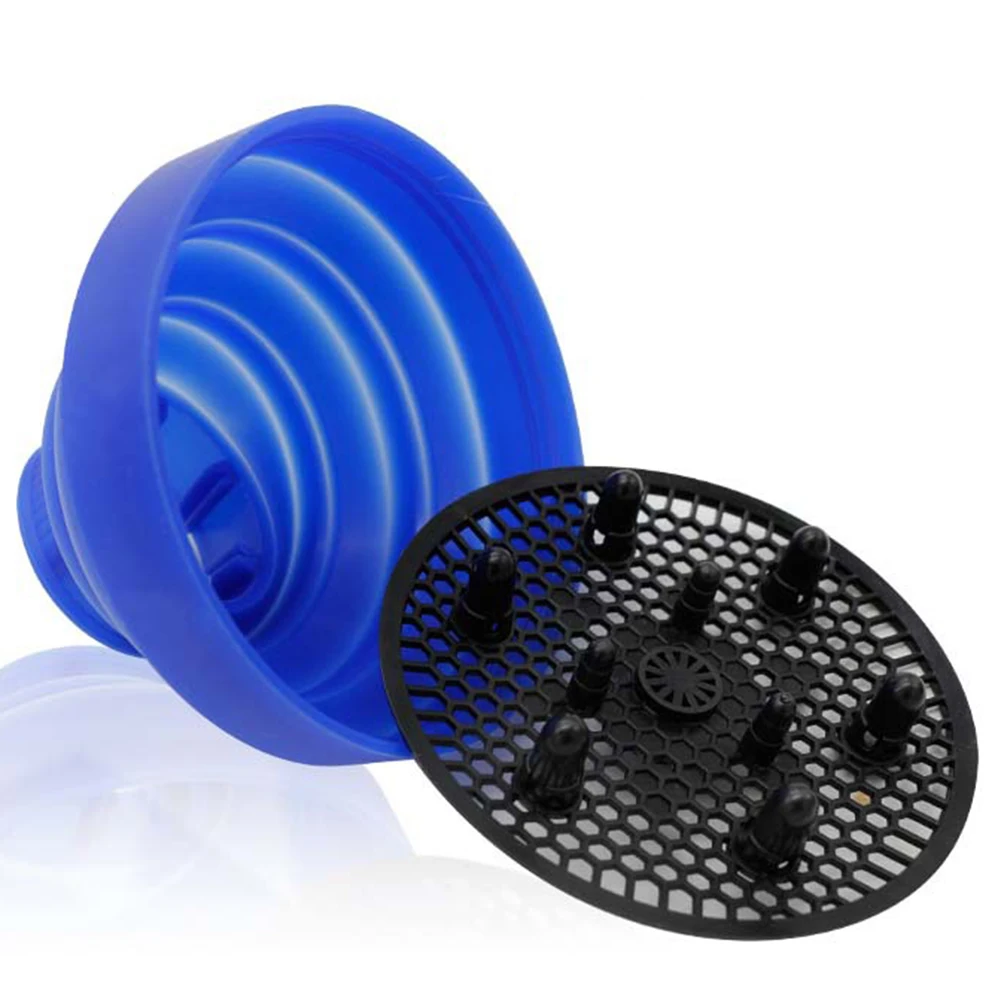 Новый мягкий силиконовый диффузор для фена Силиконовый складной чехол волос