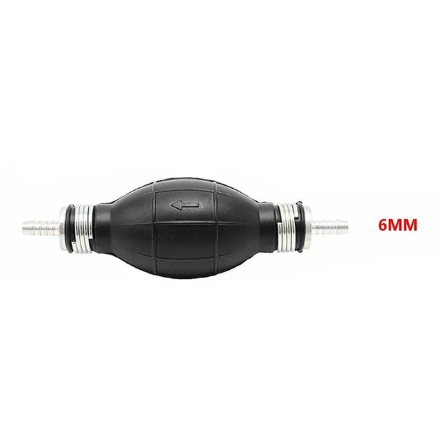 6mm 1 шт. топливный насос 6 мм 8 мм 10 мм 12 мм Резиновый алюминиевый ручной топливный насос линия ручной праймер лампа все топливо для автомобиля лодка морской подвесной - Цвет: 6mm