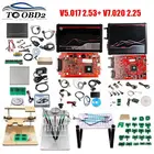 Полный комплект V7.020 2,25 V5.017 2,53 крассветодиодный светодиодная Рамка BDM инструмент для настройки чипа ECU BDM100 7,020 Master онлайн версия для ЕС 22 шт. BDM Рамка