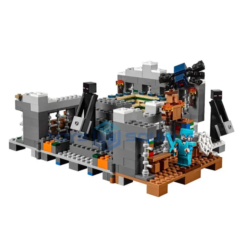 Модель конца портала строительные блоки с моим миром фигурки героев набор