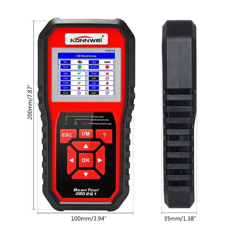

KW850 OBD2 Scanner Auto Diagnostic Scanner Full Function Car Diagnosis Scanner Universal OBD Engine Code Reader