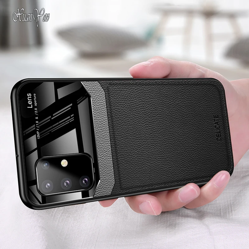 

XUANYAO Phone Case For Samsung S20 Plus/Ultra S20+ Case Hard Leather Back Cover Coque For Samsung Galaxy S20/S20 Plus/Ultra Case