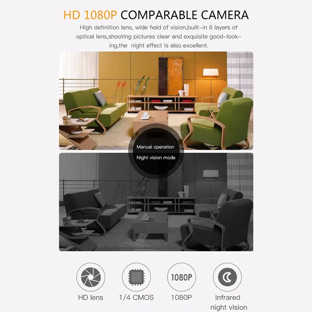 H11 HD мини камера беспроводная HD 1080P камеры безопасности с детектором движения ночного видения DV видео рекордер для внутреннего дома