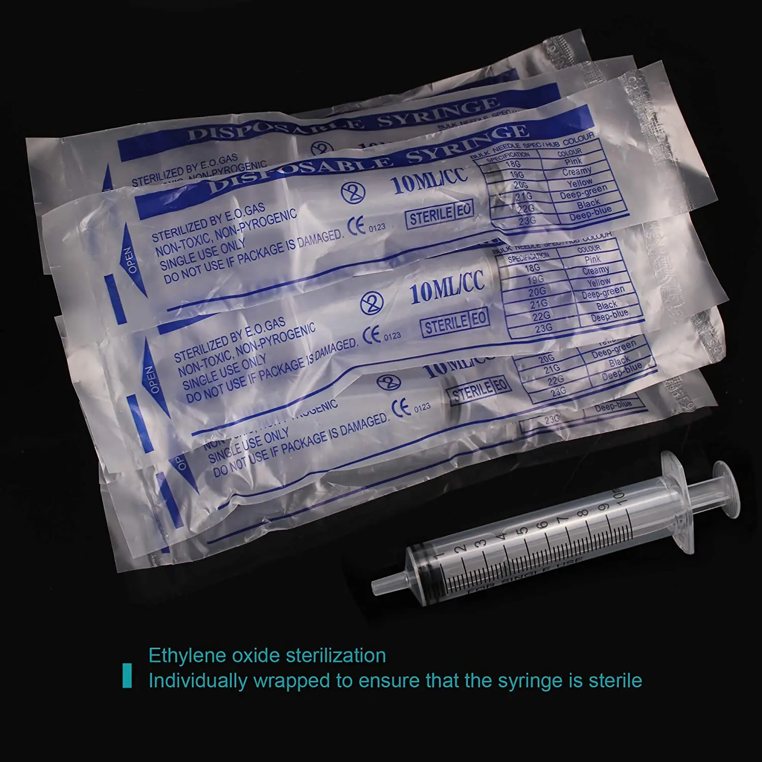 

10 Pack Plastic Syringe for Scientific Labs & Dispensing Multiple Uses Measuring Syringe Tools Watering, Refilling 3 5 10 25ml