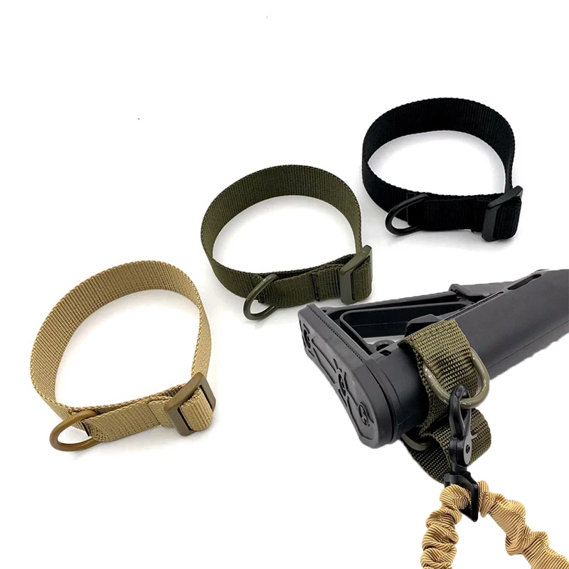 

Тактический ремень для страйкбола, армейского приклада, адаптер для винтовки, D-образное кольцо, ремень для ружья, ОБВЯЗОЧНЫЙ ремень, аксесс...