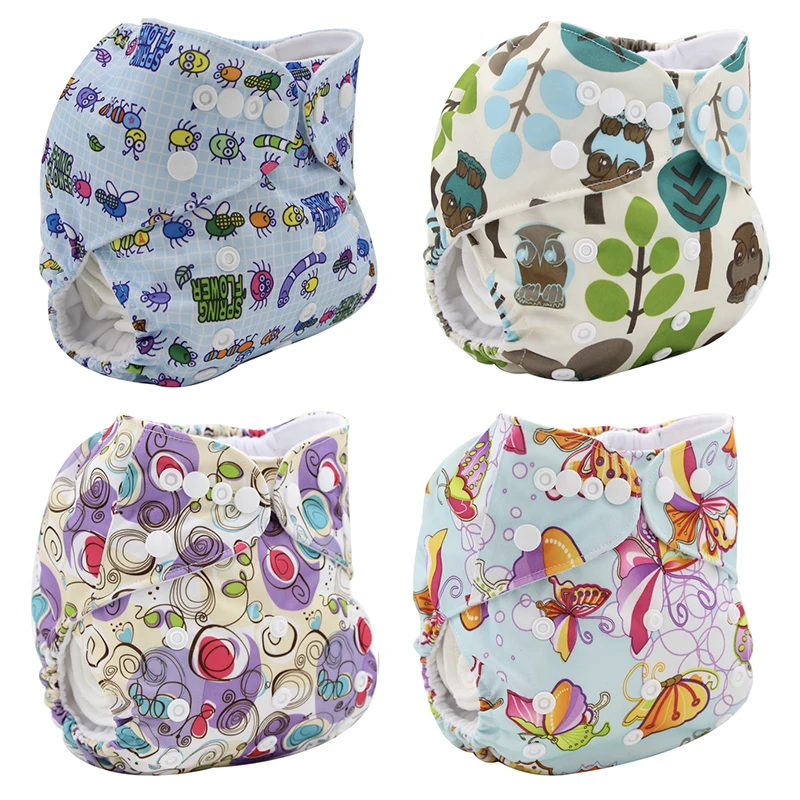 Risunnybaby детские подгузники моющиеся многоразовые тканевые с карманами