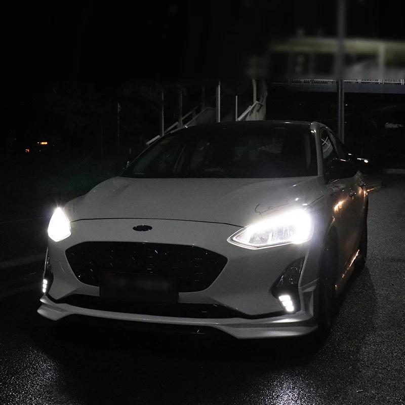 Для Ford Focus MK5 2019 светодиодный дневные ходовые огни DRL Противотуманные фары с