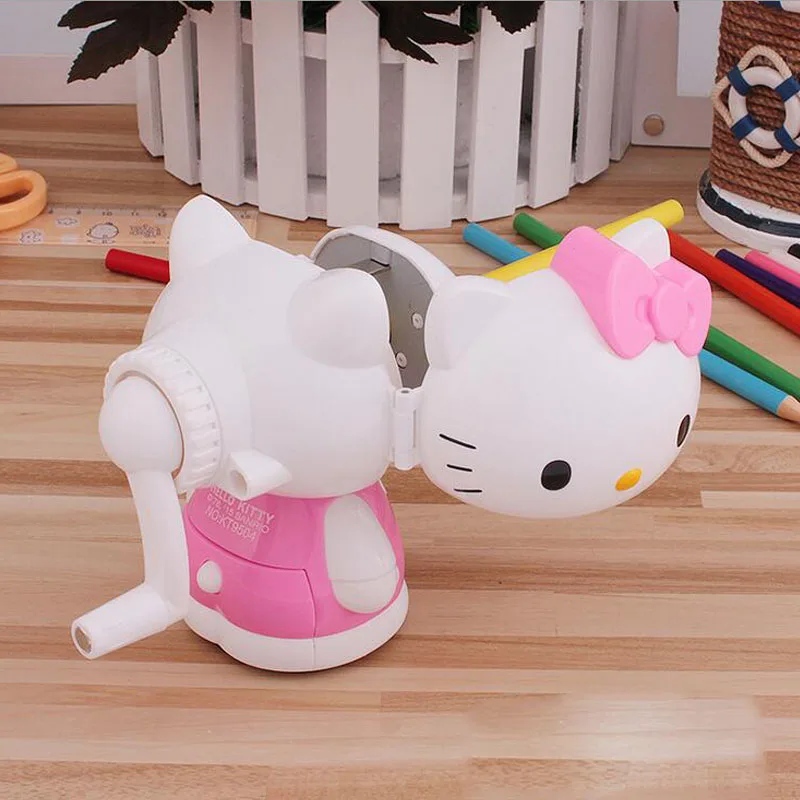 TOPSTHINK канцелярские карандаши точилка ручка поставщик креативная hello kitty Новинка