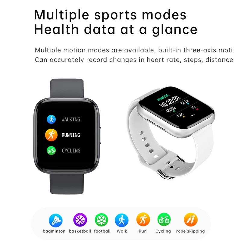 

2021 Call Smart Watch Activity Fitness Pedometer Health Heart Rate Sleep Tracker Waterproof Sport Watch For Men Women Smartwatch