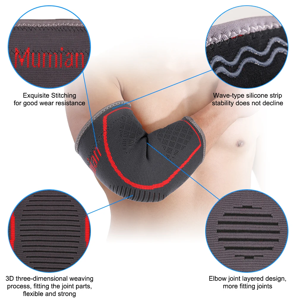 Налокотник поддержка рукав спортивный налокотник компрессионный для мужчин и