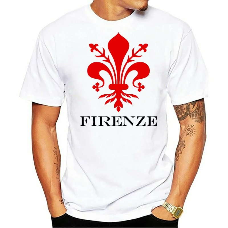 Firenze Флоранс Италия Мужские Печатные Футболки с коротким рукавом летние