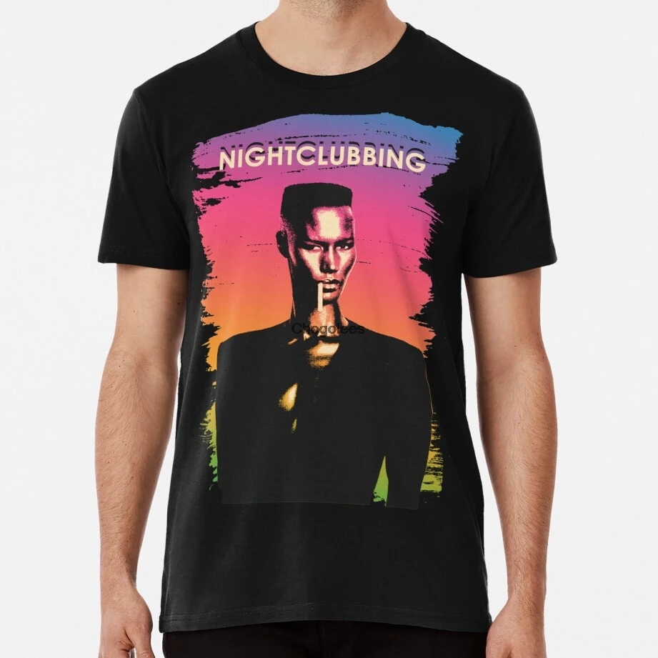 Мужская рубашка Grace Jones Nightclubbing женская и футболка | одежда