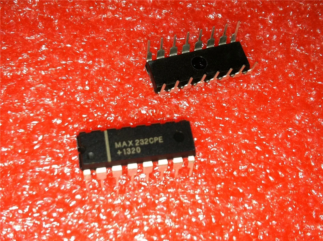 10 шт./лот MAX232CPE MAX232 2DVR/2RCVR RS232 5V 16-DIP на