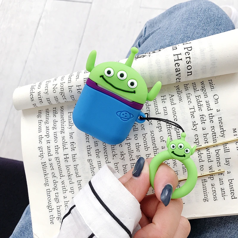 Силиконовый чехол в горошек с милым 3D рисунком Минни Микки для AirPods, беспроводные Bluetooth наушники, гарнитура, аксессуары - Цвет: 6