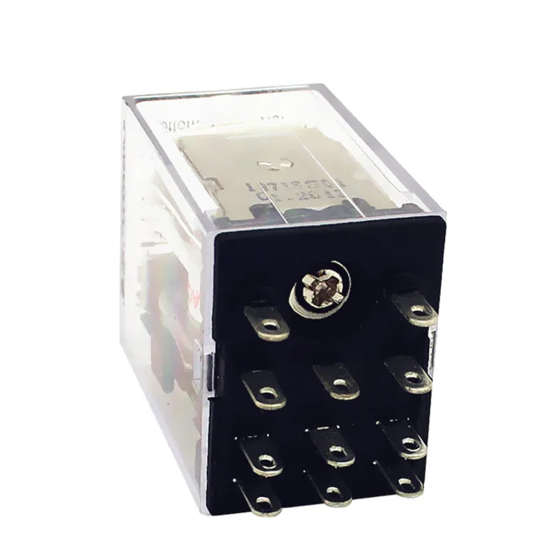 Миниатюрное мини-реле HH53P 11 контактов (5 шт./лот) 220 В my3 реле постоянного тока 24 36 48