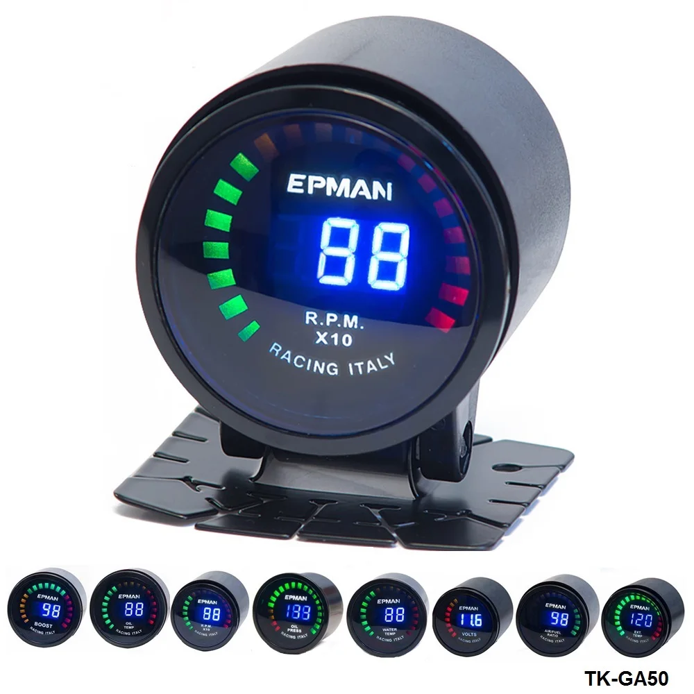 Автомобильный измеритель температуры воды и масла 52 мм давления Turbo Boost датчик