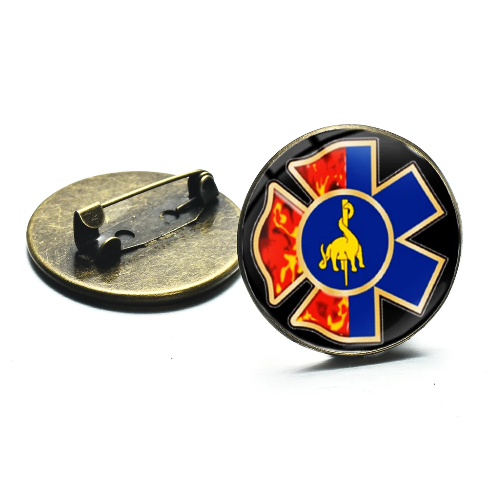Азиатских синий Star of Life знак брошь диабета медицинский вызова скорой помощи