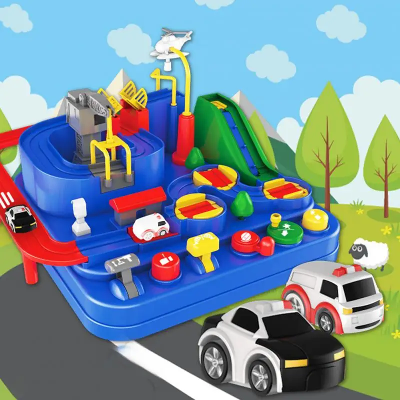 Автомобиль приключенческая игра детская игрушка набор гоночный обучающий трек