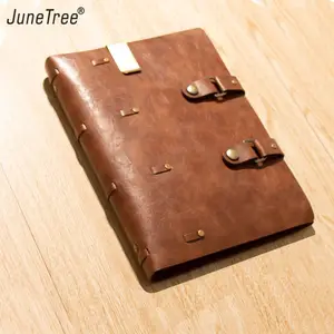 Классический ретро-блокнот A5, кожаный пустой дневник, блокнот, блокнот для записей, блокнот для рисования, планировщик, школьные и офисные принадлежности, коричневые многоразовые страницы