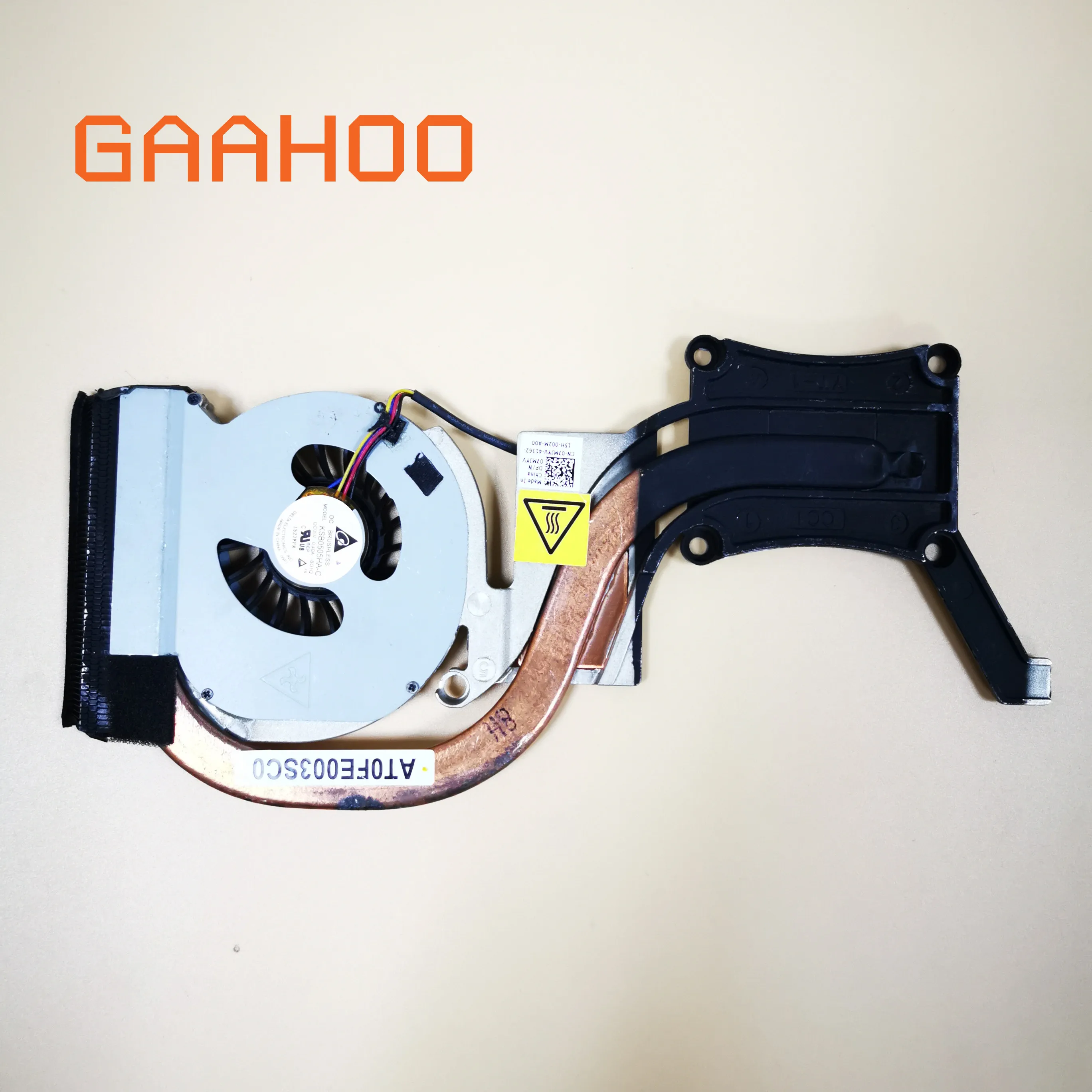 

Оригинальный радиатор охлаждения ноутбука Dell LATITUDE E6420 DIS GPU + CPU, термомодель/W Вентиляторы Типа DIS 07MJYV